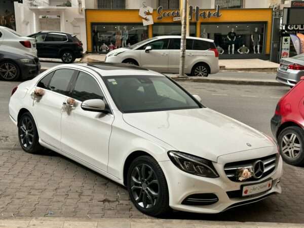 Mercedes Benz C180 Blanc 1