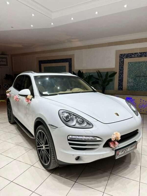 Porsche Cayenne Blanc 1